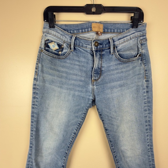 DRIFTWOOD Colette Women’s Straight-Leg Cropped Embroidered Jeans Size 27 - Picture 2 of 13